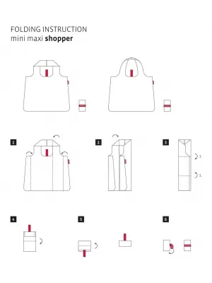Sac REISENTHEL MINI MAXI SHOPPER NEGRU