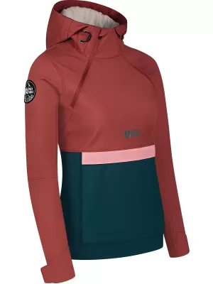 Softshell pentru femei Anorac NORDBLANC NBWSL8275 ROȘU/VERDE