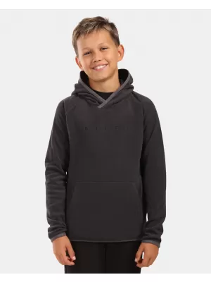 Hanorac fleece pentru băieți KILPI FLOND-JB ZJ0202KI NEGRU