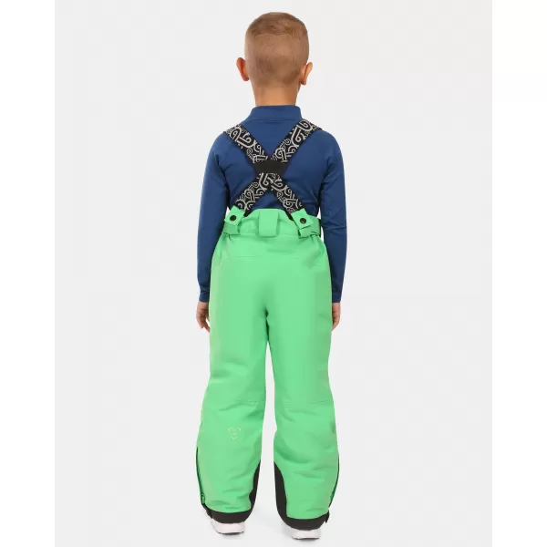  Pantaloni de schi pentru copii KILPI MIMAS-J ZJ0401KI VERDE 