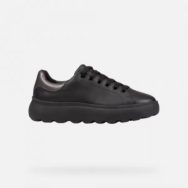  Adidași de damă GEOX SPHERICA EC4.1 G000584 NEGRU 