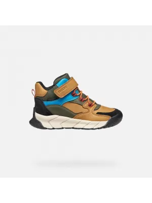 Botine pentru baieti GEOX FLEXYPER PRO J56NBA0ME22C2GA3 MARO DESCHIS