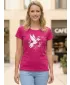 Tricou pentru femei cu mâneci scurte ALTISPORT ALW192122 FUCHSIA RED