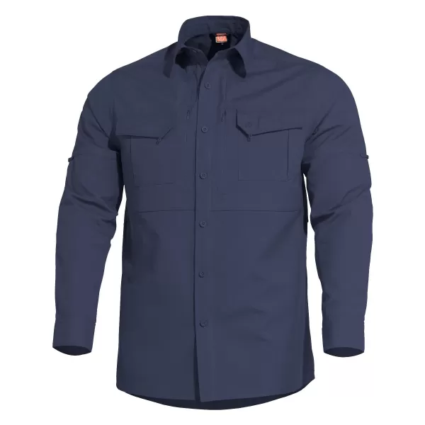  Cămașă pentru bărbați PENTAGON PLATO SHIRT K02019 ALBASTRU MIEZUL NOPȚII 