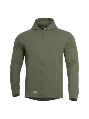 Hanorac PENTAGON AGIS RING SPUN SWEATER K08043 VERDE CAMO