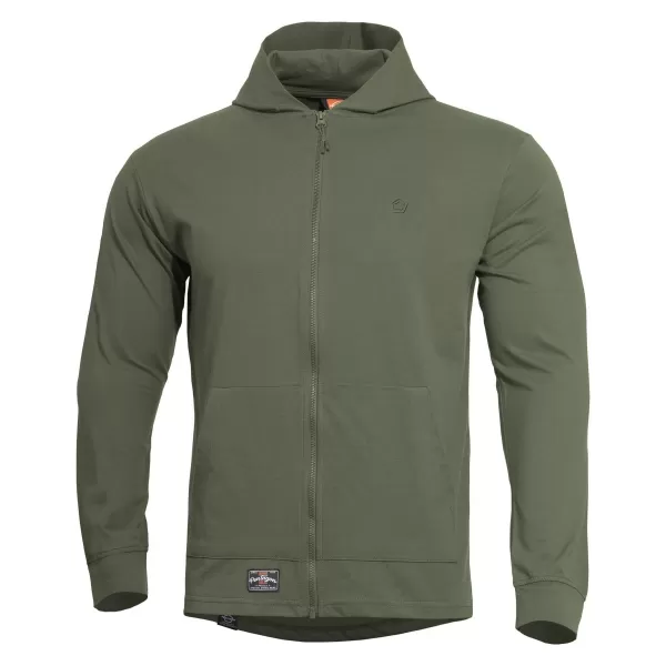  Hanorac PENTAGON AGIS RING SPUN SWEATER K08043 VERDE CAMO 