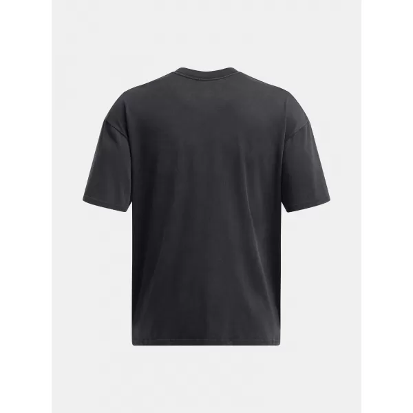  Tricou pentru bărbați UNDER ARMOUR UA M HW OS LOGO WASH SS 1389147-001 NEGRU 