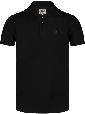 Mens t -thirt cu guler NORDBLANC ETERNITY NBSMT8166 NEGRU