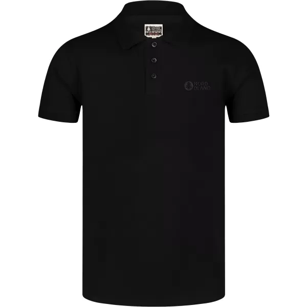  Mens t -thirt cu guler NORDBLANC ETERNITY NBSMT8166 NEGRU 