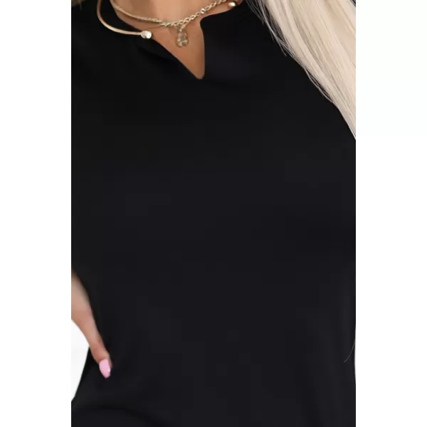  Rochie NUMOCO 608-1 NEGRU 