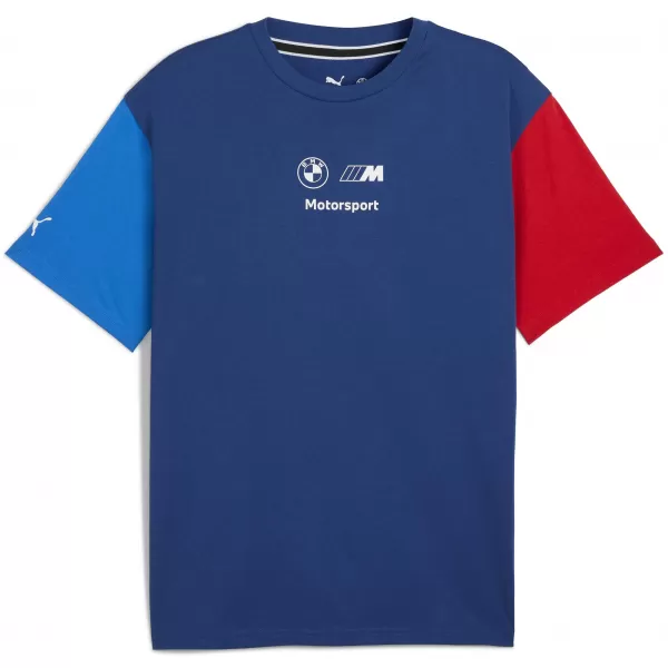  Cămaşă PUMA BMW MMS ESS+ LOGO TEE II 63305504 PENTRU CULOARE ALBASTRĂ/M 