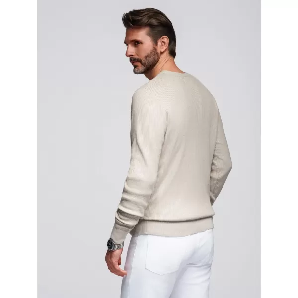  Pulover pentru bărbați OMBRE OM-SWSW-0182 BEJ 