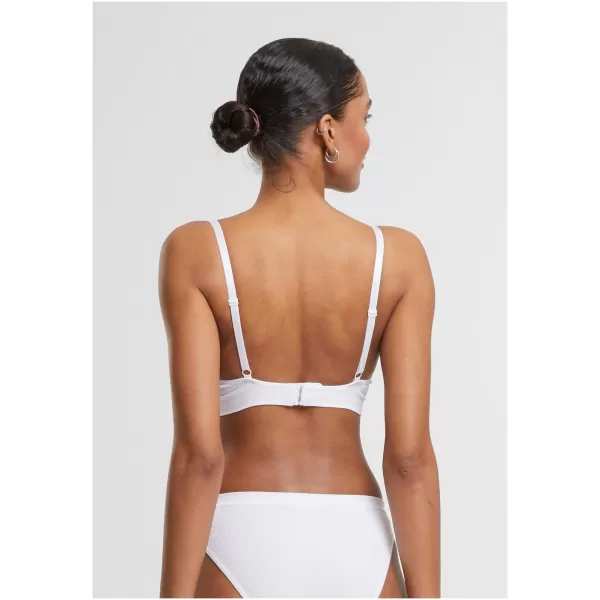  Sutien de damă URBAN CLASSICS TB7657A ALB/ALB 