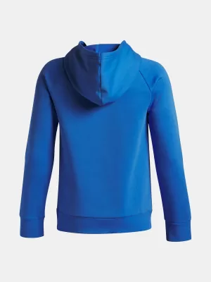 Hanorac pentru băiat UNDER ARMOUR UA RIVAL FLEECE BL HOODIE 1379791-402 ALBASTRU