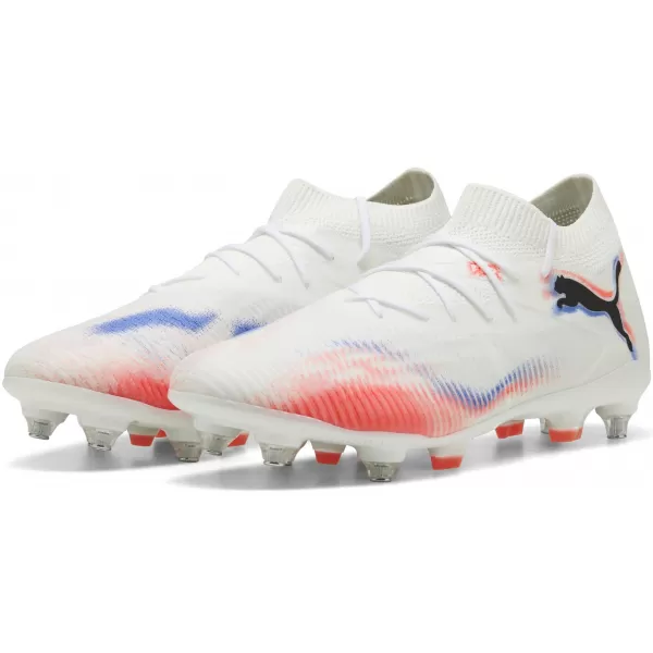  Pantofi pentru bărbați PUMA FUTURE 8 MATCH MXSG 10859401 WHITE/ ALB/PUMA NEGRU/ROȘU STRĂLUCITOR 