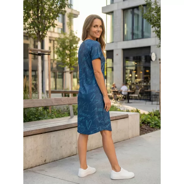  Tricou premium extins pentru femei ALTISPORT VOJ/ALW084SAT02 ALBASTRU 