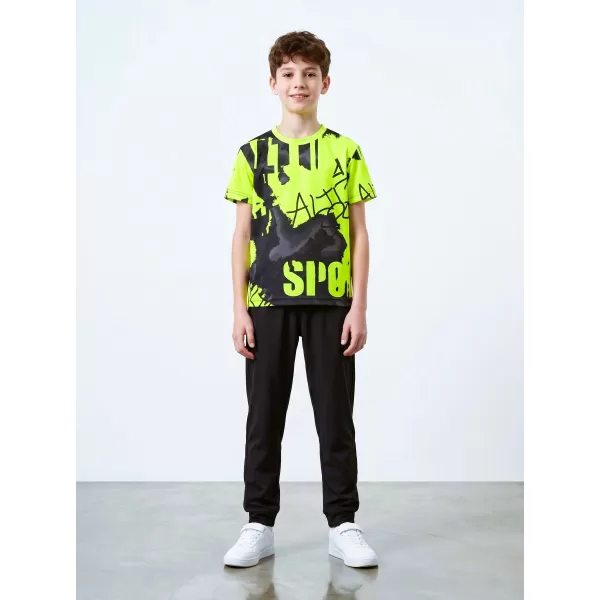  Premium funcțional pentru copii ALTISPORT VOJ/ALK076TR01 NEGRU/FLUO YELLOW 
