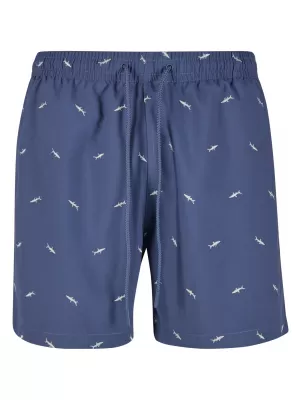 Pantaloni scurți de baie URBAN CLASSICS TB2680 VINTAGE BLUE/FROST MINT