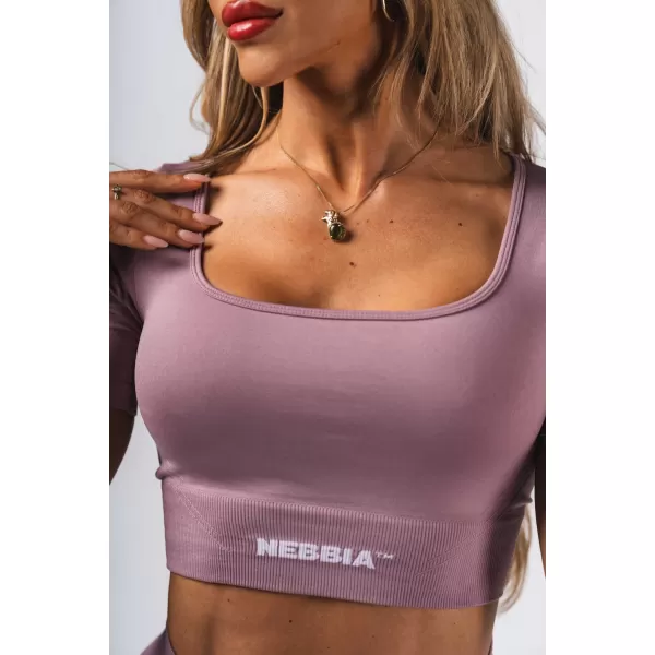  Crop top model fără sudură FLOW SEAMLESS 499 PINK Nebbia 