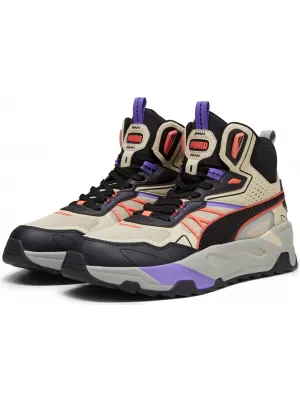 Cizme PUMA TRINITY MID HYBRID 39232703 GRANOLA/CORAL NEGRU/APRINS
