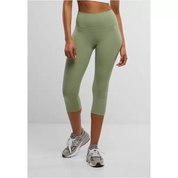  Pantaloni de dama URBAN CLASSICS TB7808 VERDE MATCHA 