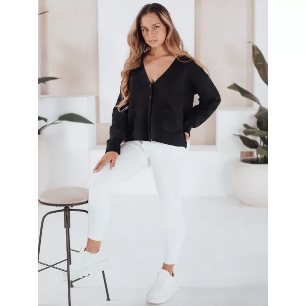  Cardigan pentru doamne DSTREET MY2508 NEGRU 