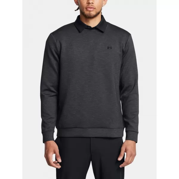  Hanorac pentru bărbați UNDER ARMOUR UA DRIVE MIDLAYER CREW 1387122-001 NEGRU 