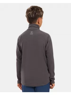 Hanorac fleece pentru copii KILPI ALMERI-J ZJ0204KI GRI ÎNCHIS