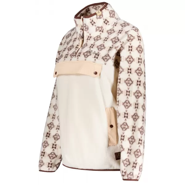  Hanorac de damă din fleece ALTISPORT GEMMY BEJ 
