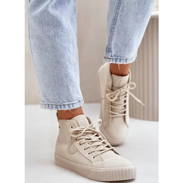  Adidași izolați pentru damă BIG STAR OO274771 BEI Pantofi Big Star 