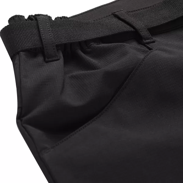  Pantaloni softshell pentru bărbați ALPINE PRO CORB MPAF672 NEGRU 