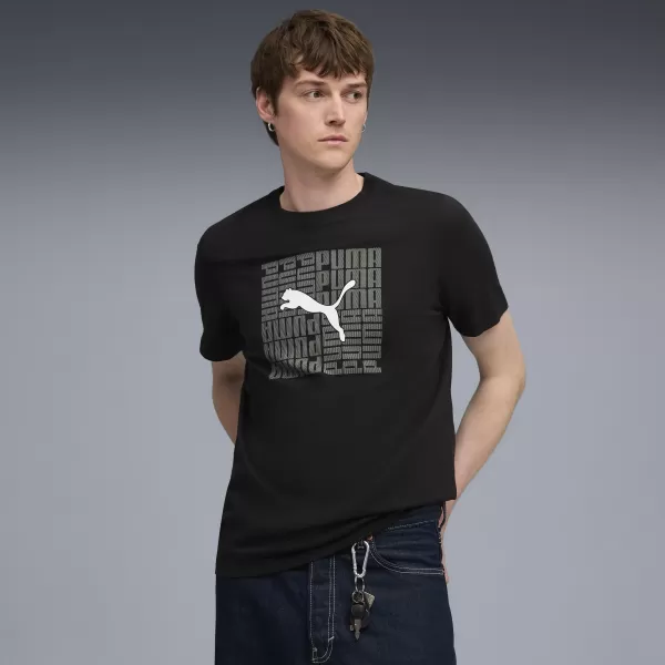  Cămaşă PUMA GRAPHIC BOX TEE 68803101 PUMA NEGRU 