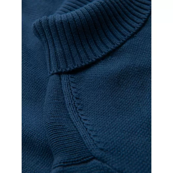  Pulover pentru bărbați OMBRE OM-SWTN-0163 ALBASTRU ÎNCHIS 