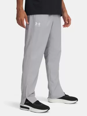 Pantaloni sport pentru bărbați UNDER ARMOUR UA RIVAL WVN WINDBREAKER PN 1390150-011 GRI
