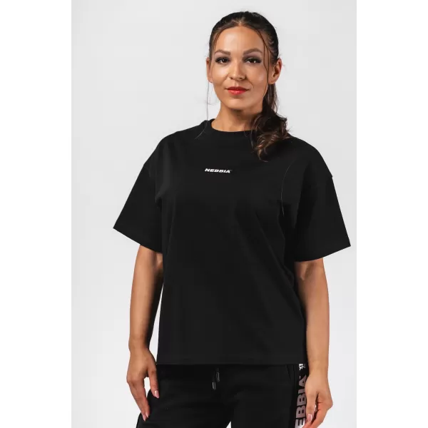  Tricou supradimensionat RESET 491 BLACK Nebbia 