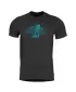 tricou PENTAGON WIREFRAME T-SHIRT K09056 NEGRU