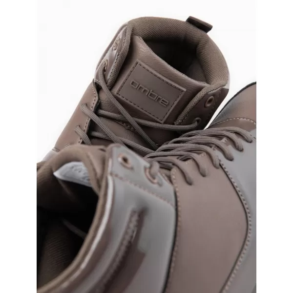  Pantofi pentru bărbați OMBRE OM-FOSH-0178 MARO ÎNCHIS 