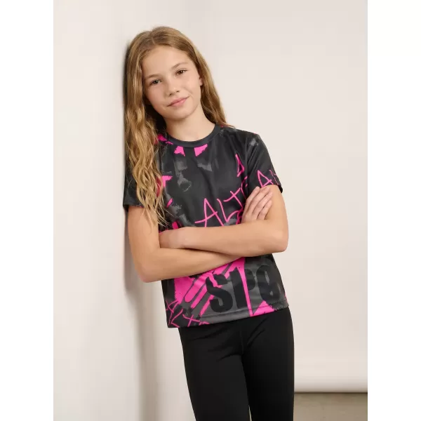  Premium funcțional pentru copii ALTISPORT VOJ/ALK076TR01 BLACK/FLUO PINK 