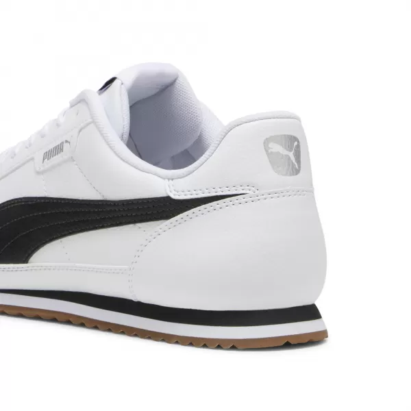  Pantofi pentru bărbați PUMA TURINO II 39745202 PUMA WHITE/PUMA BLACK/GREY 