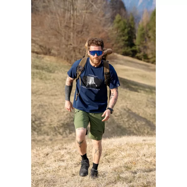  Cămaşă NORDBLANC ALONE NBSMT8149 ALBASTRU 