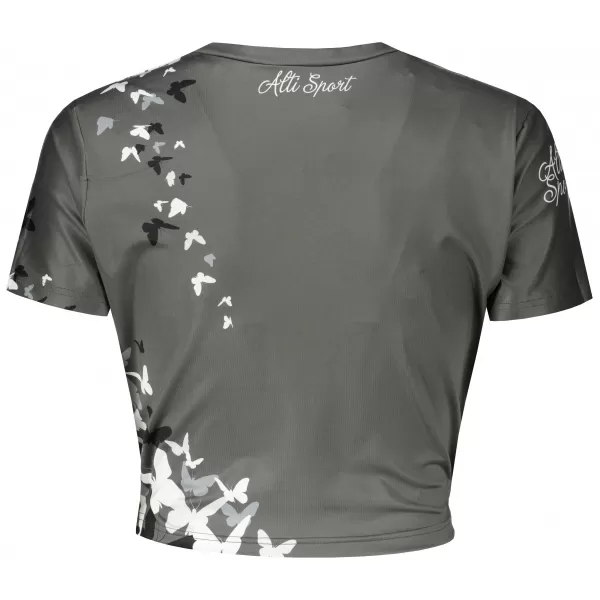  Crop top funcțional premium pentru femei ALTISPORT VOJ/ALW022TR07 GRI 