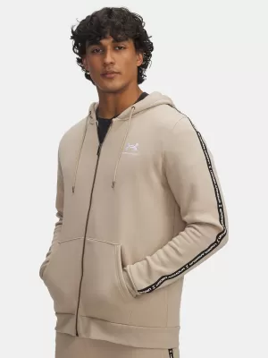 Hanorac pentru bărbați UNDER ARMOUR UA ICON FLEECE FZ TAPING 1390298-299 MARO