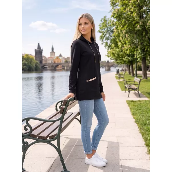  Hanorac de dama ALTISPORT GITA NEGRU 