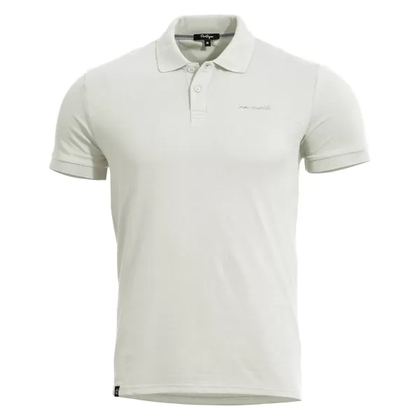  Tricou pentru bărbați cu guler PENTAGON MOTH PIQUET POLO SHIRT K09047 ALB 