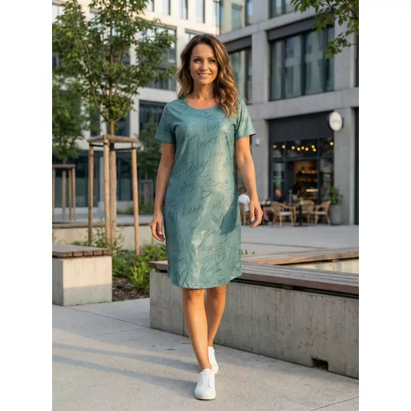  Tricou premium extins pentru femei ALTISPORT VOJ/ALW084SAT02 VERDE 