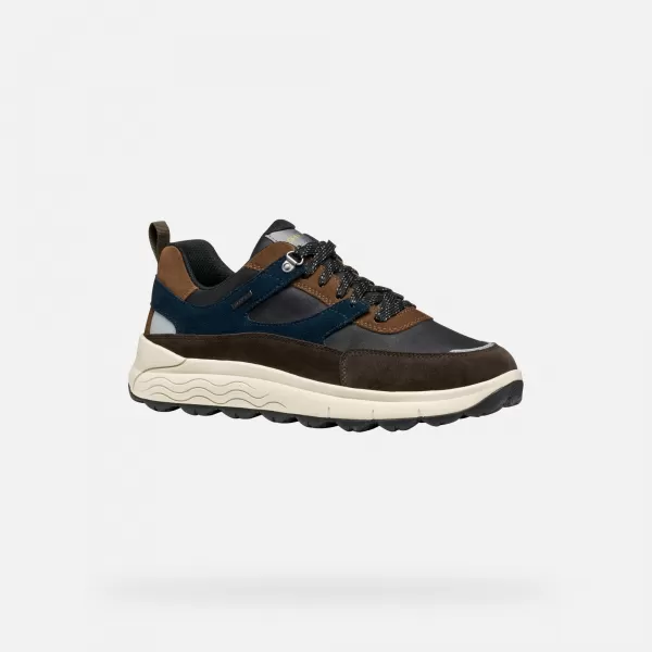  Adidași pentru bărbați GEOX SPHERICA 4X4 B ABX G011290 MARO ÎNCHIS 