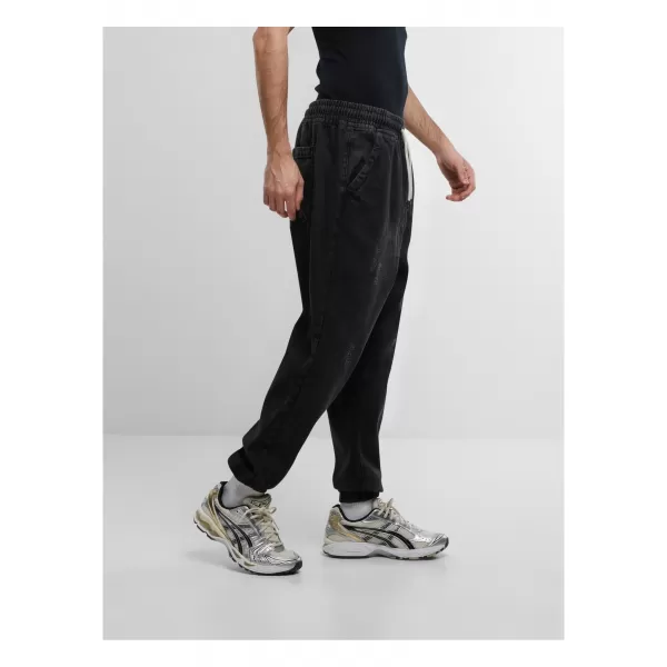  Blugi pentru bărbați URBAN CLASSICS TB7296 NEGRU SPALAT 