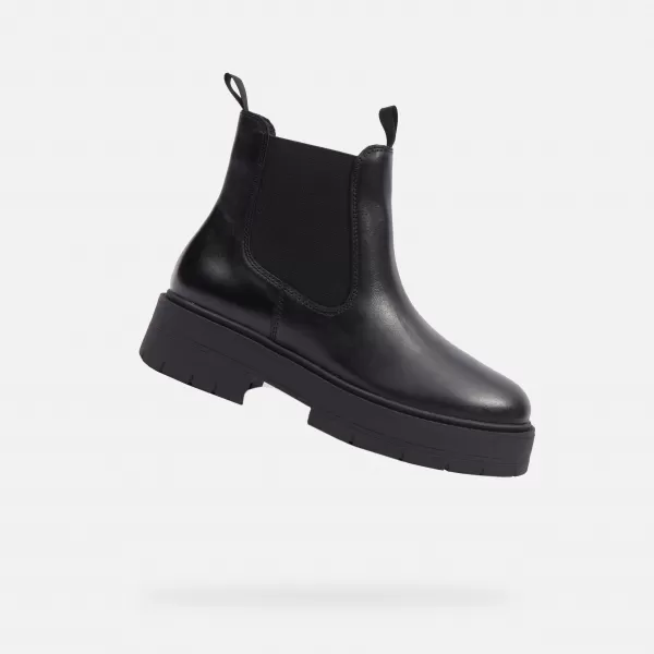  Pantofi de dama GEOX SPHERICA EC7 G009692 NEGRU 
