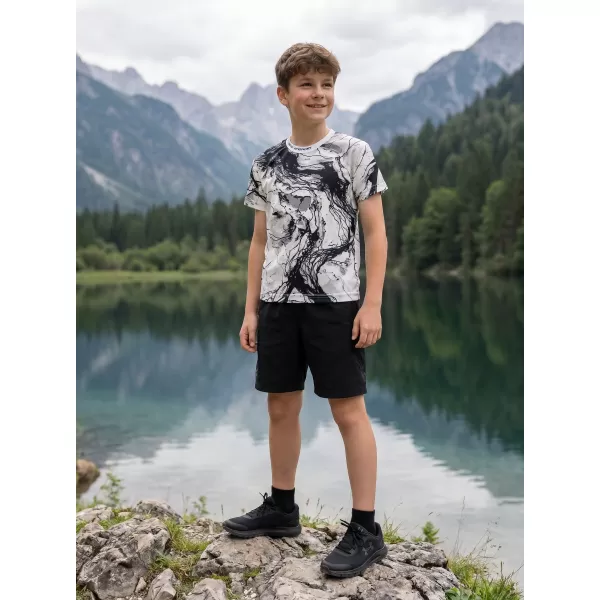  Dětské funkční triko premium ALTISPORT VOJ/ALK071TR01 BÍLOČERNÁ 