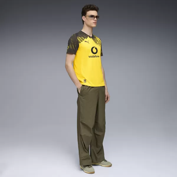  Jersey pentru bărbați PUMA BVB HOME JERSEY REPLICA 78008801 FASTER YELLOW/ GALBEN MAI RAPID/PUMA NEGRU 